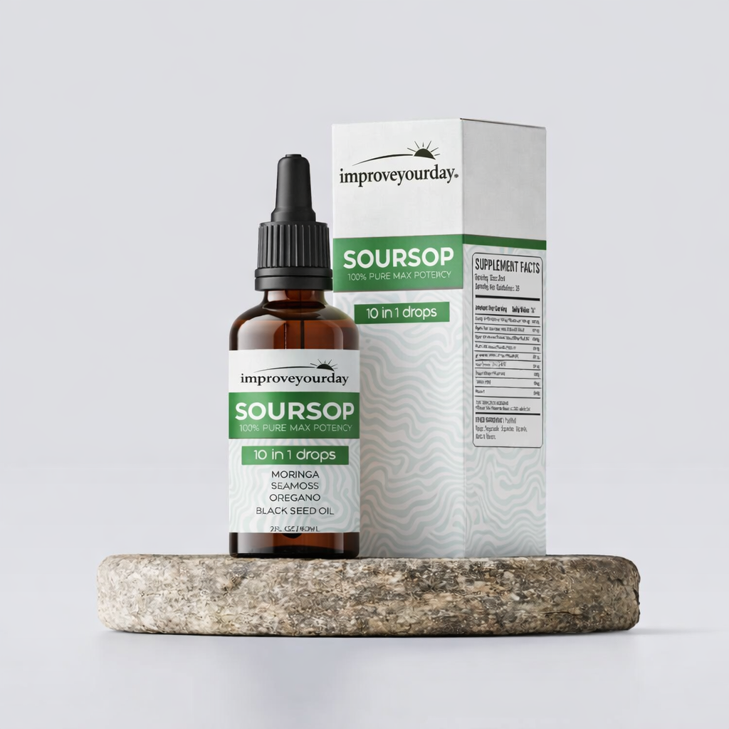 Improve Your Days's 10-in-1 Soursop Drops – The "Mucus Fix" That Has Nothing To Do With Your Nose.