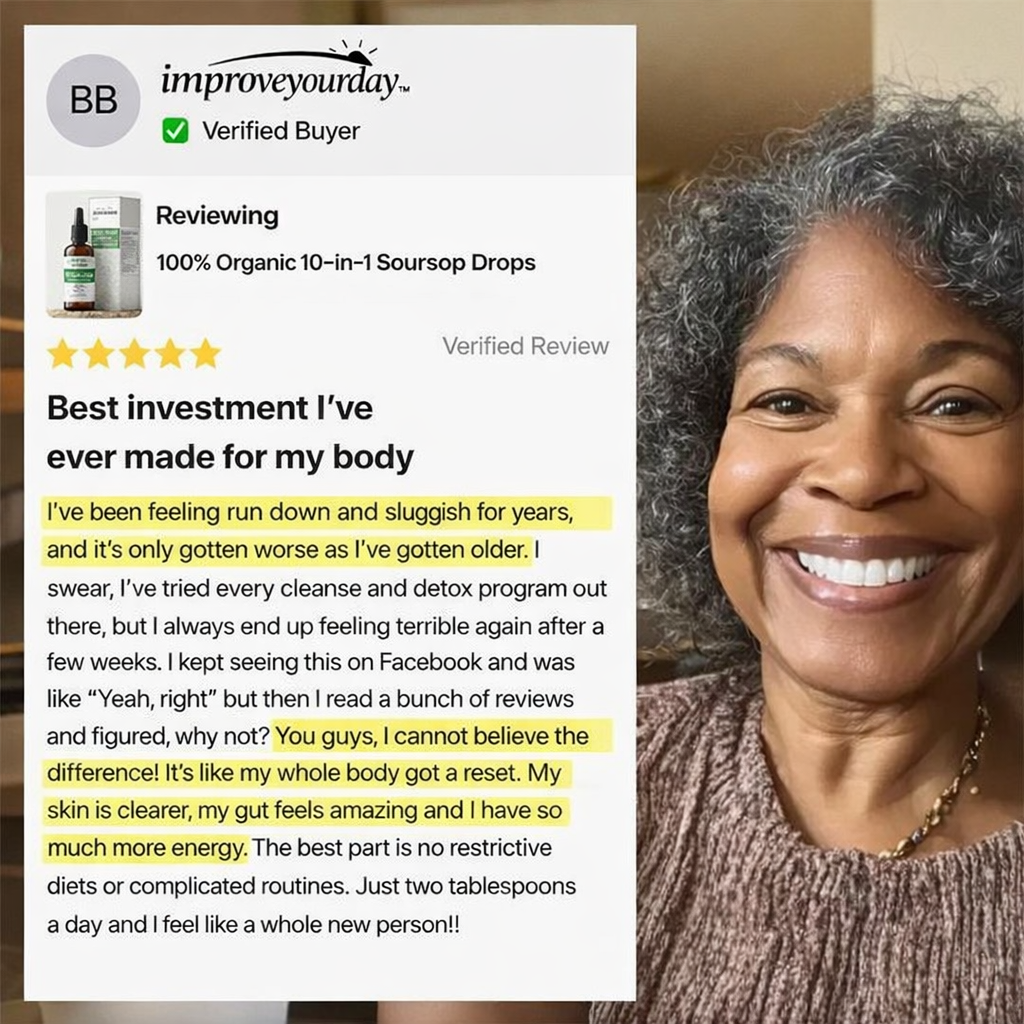 Improve Your Days's 10-in-1 Soursop Drops – The "Mucus Fix" That Has Nothing To Do With Your Nose.